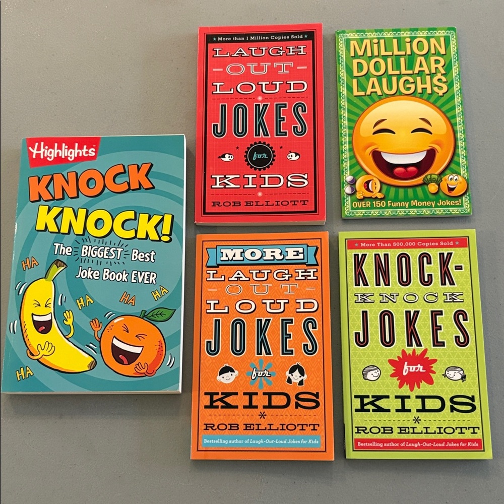 Kids Jokes and Knock Knock Jokes Book Set